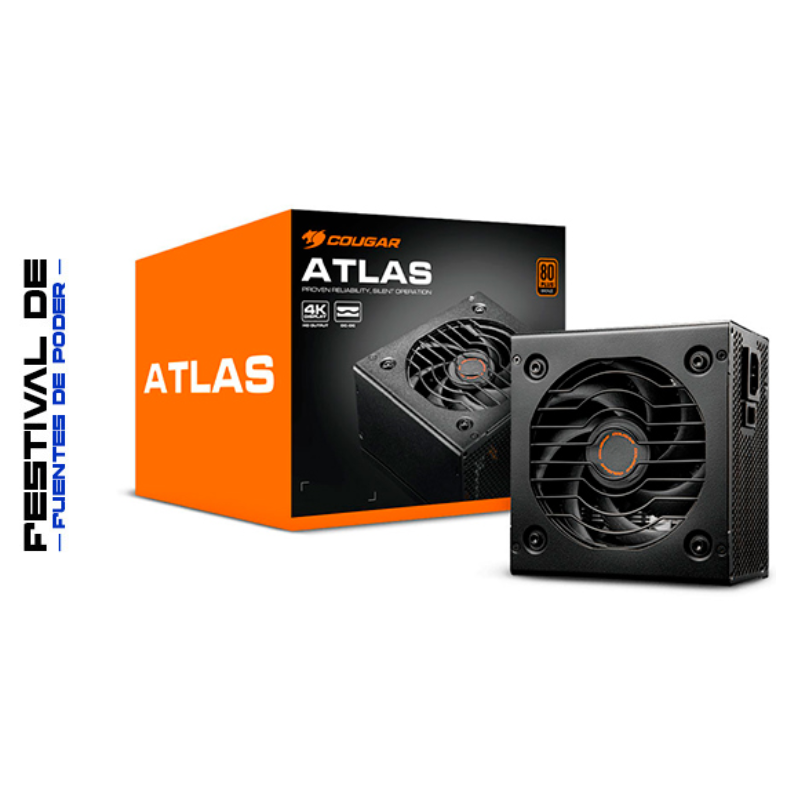 Fuente de Poder 650W Cougar Atlas 80-PLUS Bronze