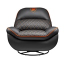 Sofá Gaming Cougar Overlord Negro-Naranja