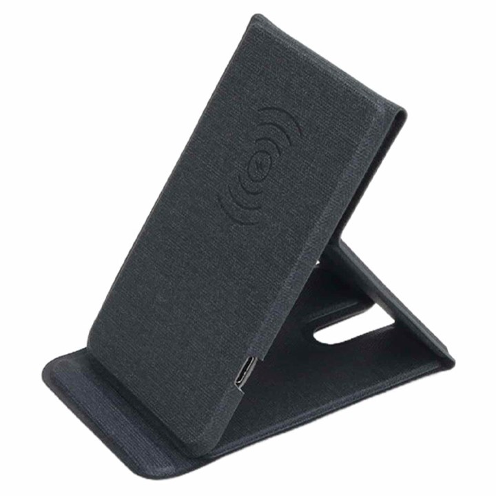 Cargador Inalámbrico Unno Tekno PW5115BK  CHARGEPRO Plegable Fast Charge 15W Negro