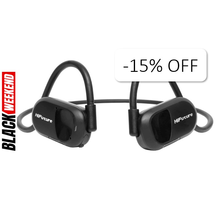 Audífonos Open-Ear Unno Tekno HS7509BK Bluetooth ActivAir con Micrófono Negro