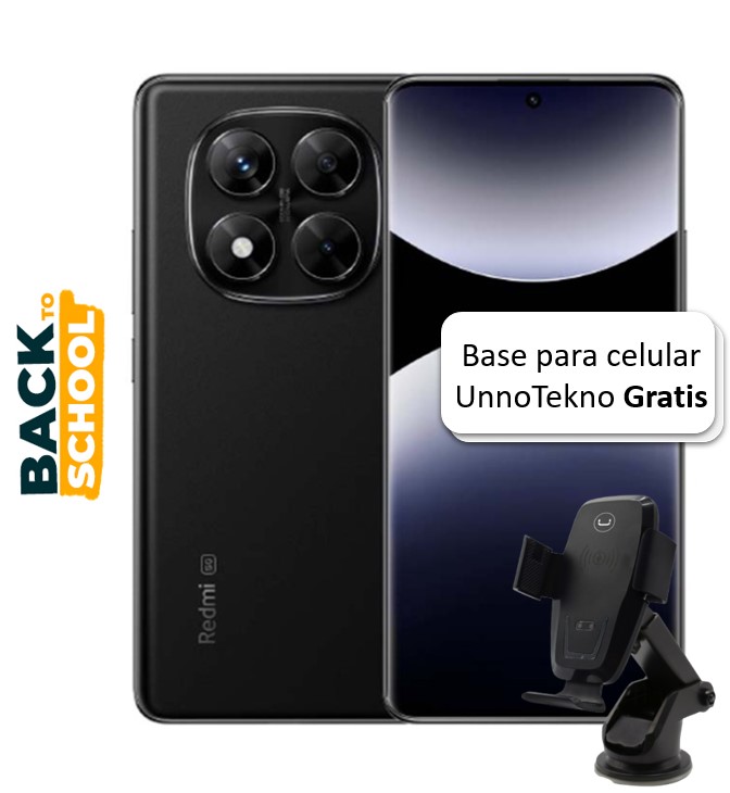 Celular Xiaomi Redmi Note 14 Pro 5G 6.67" 256GB 8GB RAM Negro