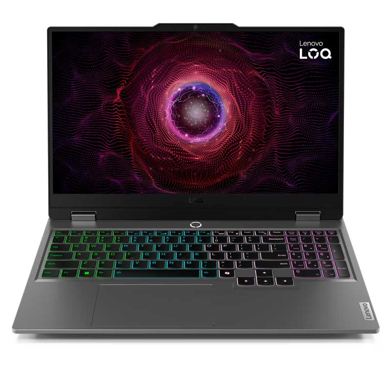 Laptop Lenovo LOQ 15AHP9 15.6" AMD Ryzen 7 8845HS 16GB RAM 512GB SSD RTX 4060 8GB Gris W11 Home Teclado Ingles