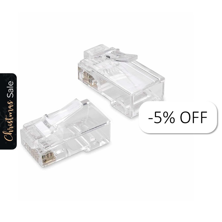 Conector RJ45 Unno Tekno Cat6 100 Unidades