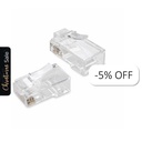 Conector RJ45 Unno Tekno Cat6 100 Unidades
