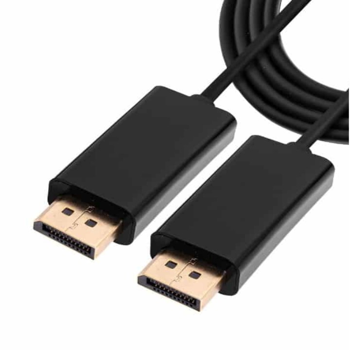 Cable Displayport Unno Tekno CB4060BK 1.8 Metros Negro