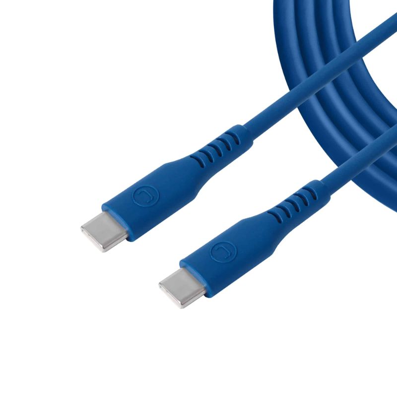 Cable USB-C a USB-C Unno Tekno CB4073BL 1.5 Metros Azul