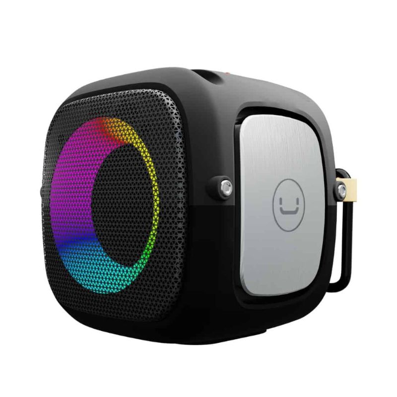 Bocina Bluetooth Unno Tekno CUBI TWS SP9214GY 5W Negro