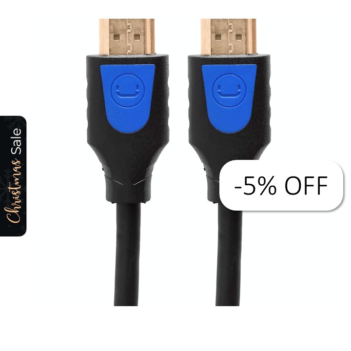 Cable HDMI 2.0 4K Unno Tekno CB4231BK 3 Metros Macho-Macho Negro