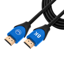Cable HDMI 2.1 8K Unno Tekno CB4232BK 3 Metros Macho-Macho Negro