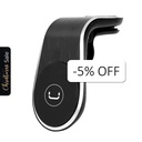 Base para Celular Magnético Unno Tekno CH3003BK para Ventilas de Aire Acondicionado