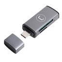 Lector de Tarjetas UnnoTekno CR1005GY USB-C 3.0 Universal Gris