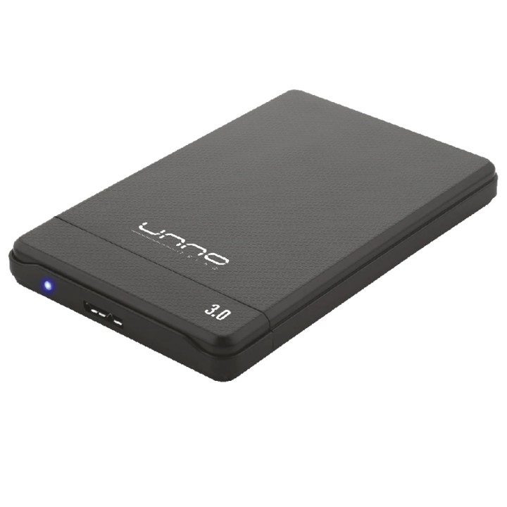 Enclosure 2.5" Unno Tekno SATA a USB 3.0 Negro