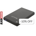 Enclosure 2.5" Unno Tekno SATA a USB 3.0 Negro