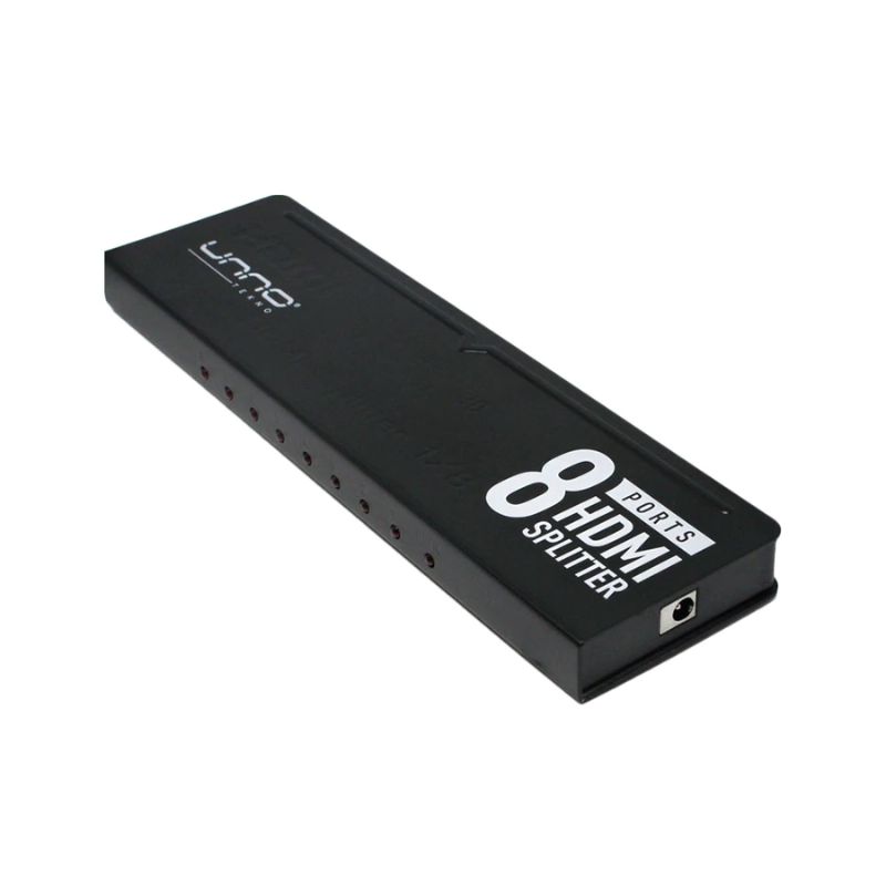 Splitter Unno Tekno HB1206BK 8 Puertos HDMI 4K
