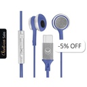 Audífonos In-Ear Unno Tekno HS7005BL USB-C Ultra Azul