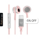 Audífonos In-Ear Unno Tekno HS7005PK USB-C Ultra Rosado
