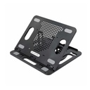 Base para Notebook Unno Tekno NC6115BK 17" con 8 Niveles de Inclinación + Soporte para el Celular