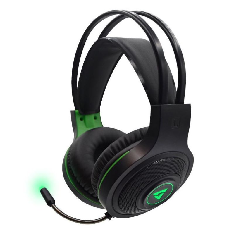 Audífonos Tipo Headset Unno Tekno Brave BRV35 3.5mm y USB con Micrófono Gris