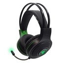 Audífonos Tipo Headset Unno Tekno Brave BRV35 3.5mm y USB con Micrófono Gris