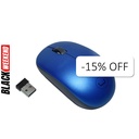 Mouse Inalámbrico Unno Tekno Curve 1200DPI Azul
