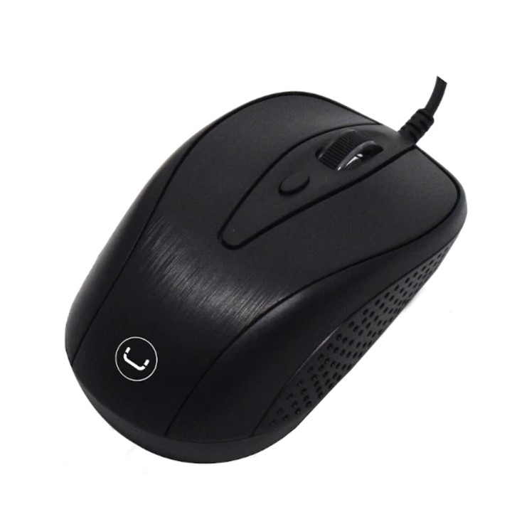 Mouse Alámbrico Unno Tekno Trek 1600DPI Negro