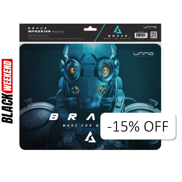 Mousepad Gaming Unno Tekno Brave