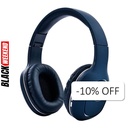 Audífonos Tipo Headset Unno Tekno Bluetooth 3.5mm HS7408BL Ovala 5.0 con Micrófono Azul