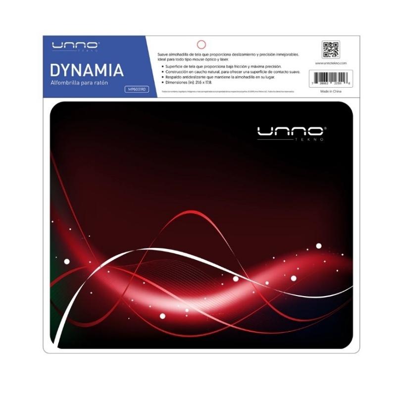 Mousepad Unno Tekno Dynamia Rojo