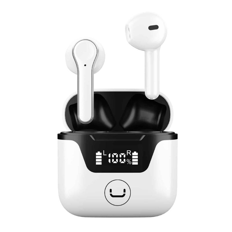 Audífonos In-Ear Unno Tekno HS7507WT Bluetooth Hyper TWS con Micrófono Blanco