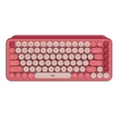 Teclado Mecánico Inalámbrico Logitech POP Heartbreaker Español Fucsia-Rosado Open Box