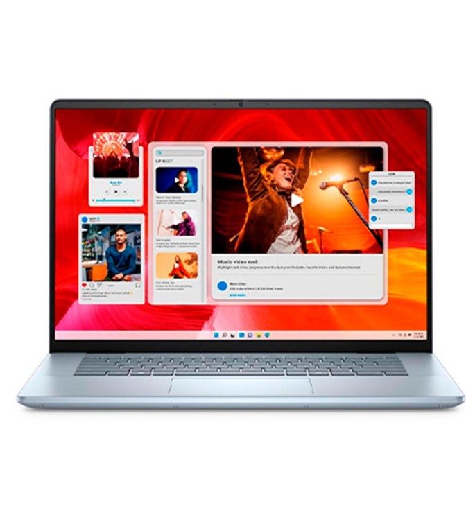 Laptop Dell Inspiron 2 En 1 16" Touch Intel Ultra 7 16GB RAM 1TB SSD W11 Home Plateado Teclado Inglés