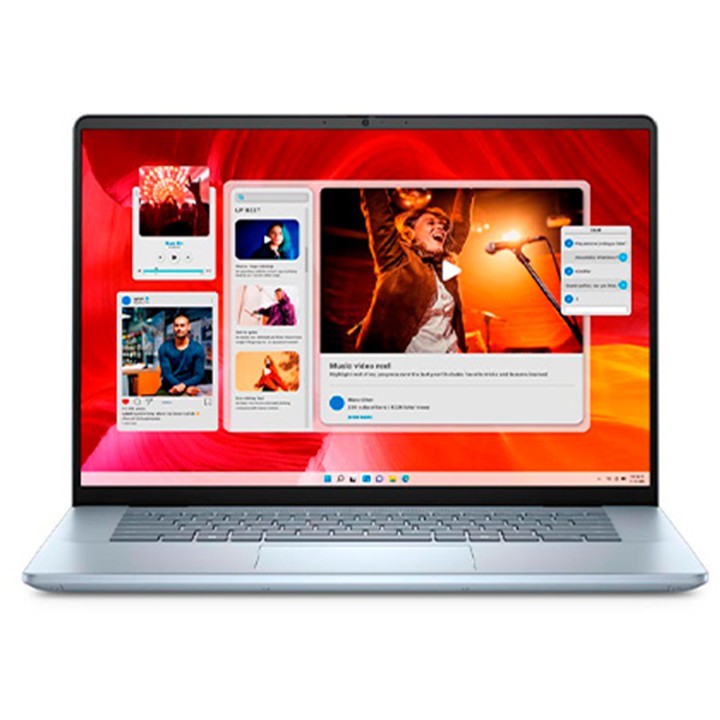 Laptop Dell Inspiron 2 En 1 16" Touch Intel Ultra 7 16GB RAM 1TB SSD W11 Home Plateado Teclado Inglés