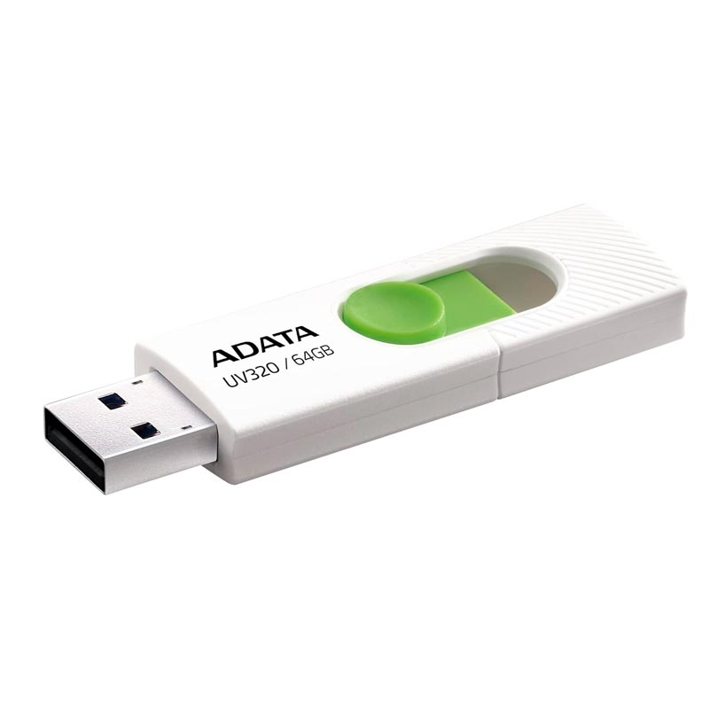 Memoria USB ADATA 64GB UV320 3.1 Blanco