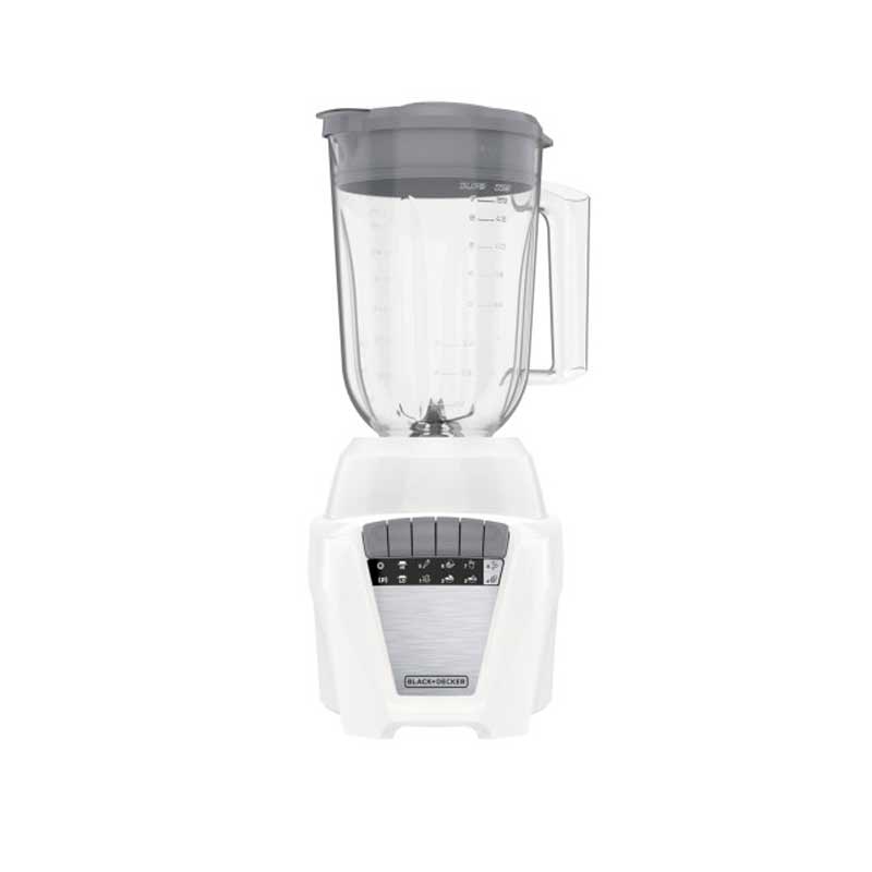Licuadora Black+Decker Ice Crush 8 Velocidades Jarra de Plástico 1.65 Lt Blanco