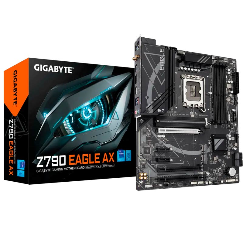 Motherboard Gigabyte Z790 Eagle AX Socket LGA1700 12th,13th y 14th Gen 4xDDR5  ATX