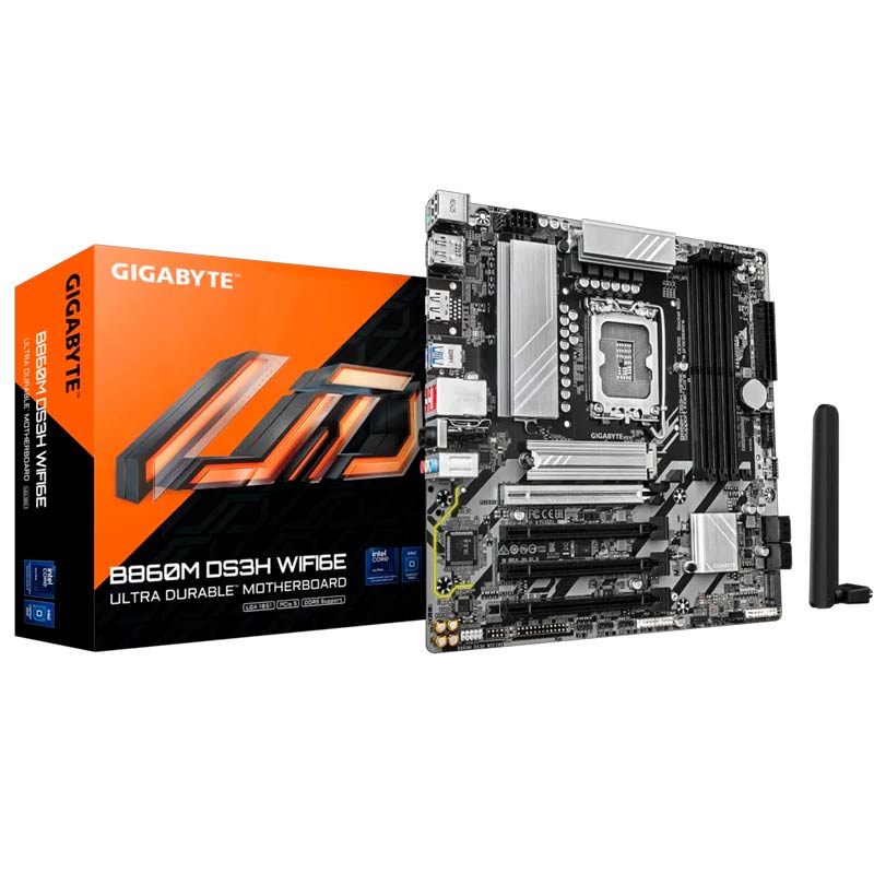 Motherboard Gigabyte B860M DS3H WIFI6E Socket LGA1851 Core Ultra 4xDDR5 Micro ATX