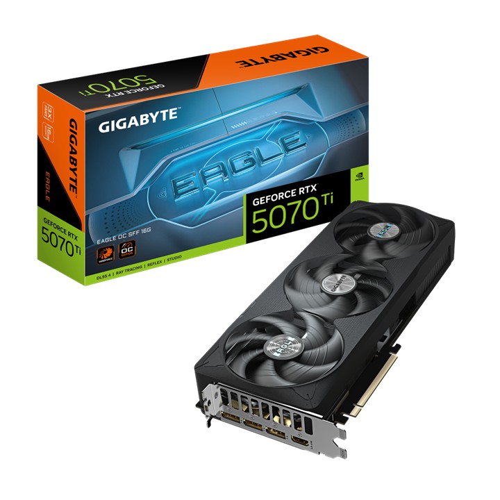 Tarjeta de Video 16GB GDDR7 Gigabyte GeForce RTX 5070 Ti EAGLE OC SFF HDMI DP PCIe 5.0