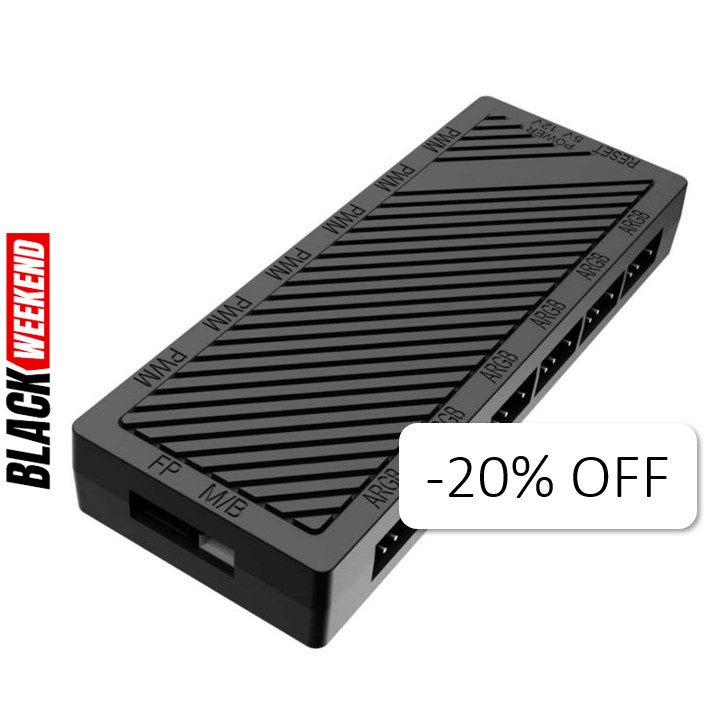 Spliter VektorTech con control para 6 ventiladores ARGB Bulk