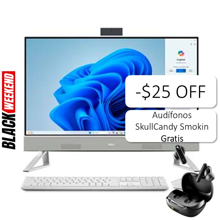 Computadora AIO Dell Inspiron 7730 27" Touch Ultra 7-150U 32GB RAM 1TB SSD MX570A 2GB W11 Home Teclado Inglés