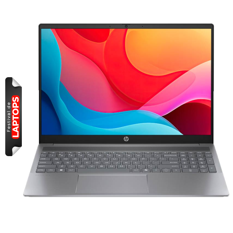 Laptop HP Pavilion 16" Ryzen 7-8840U AI 8GB RAM 512GB SSD Plateado W11 Home Teclado Ingles
