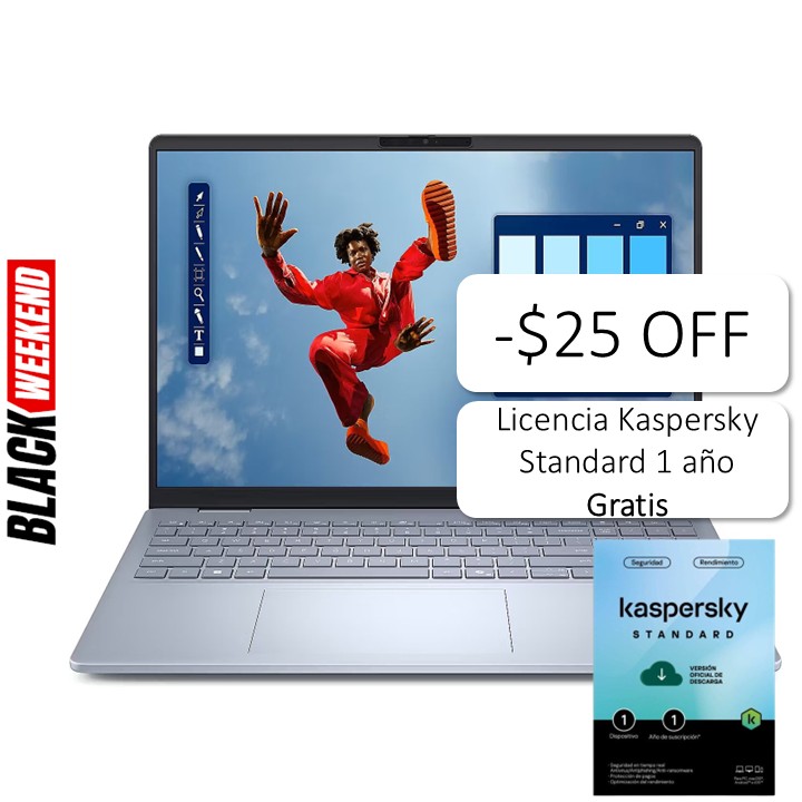 Laptop Dell 16 Plus 16" Intel Core Ultra 7 256V 16GB RAM 1TB SSD W11 Home Plateado  Teclado Inglés