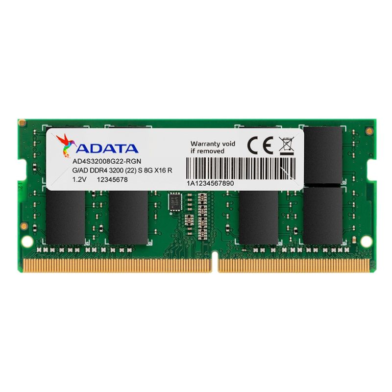 Memoria RAM DDR4 SODIMM 8GB ADATA Premier 3200MHz CL22