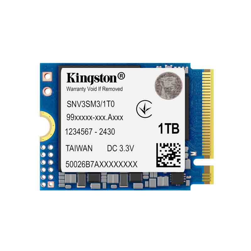 Unidad SSD M.2 2230 1TB Kingston NV3 PCIe NVMe 4000Mbps