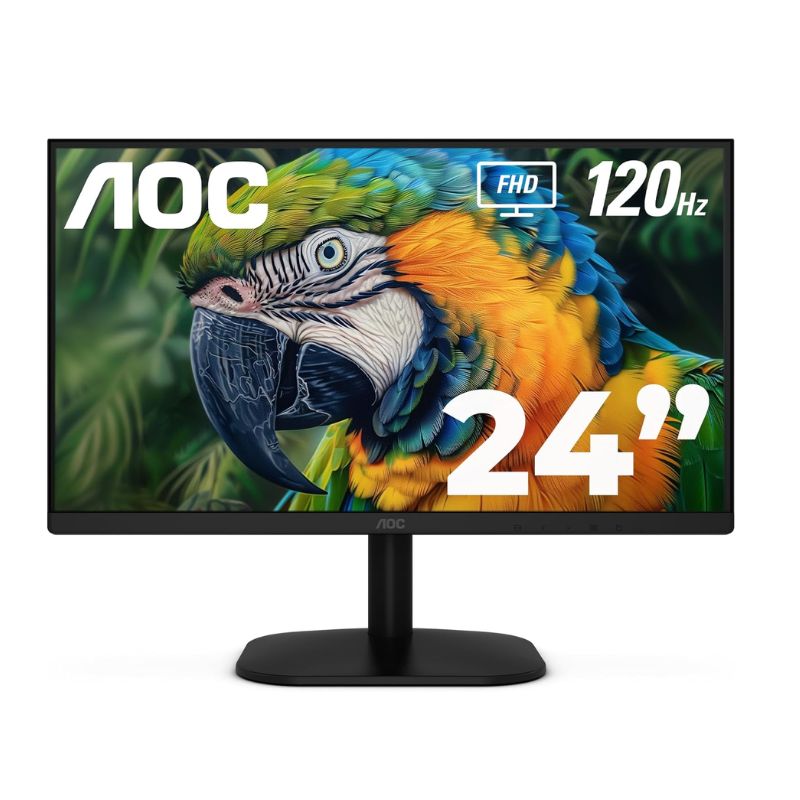 Monitor 23.8" LED AOC 24B35H3 1920×1080 120Hz IPS VGA HDMI negro