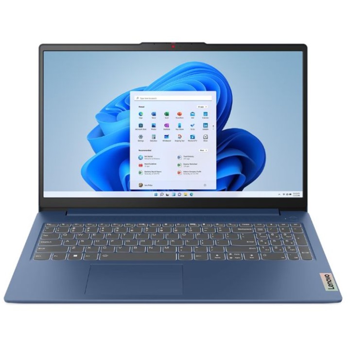 Laptop Lenovo IdeaPad Slim 3 15.6" Ryzen 7 5825U 16GB RAM 512GB SSD Azul Windows 11 Home Teclado Español