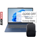 Laptop Lenovo IdeaPad Slim 3 15.6" Ryzen 5 7520U 8GB RAM 512GB SSD Azul Escarcha Windows 11 Home Teclado Español