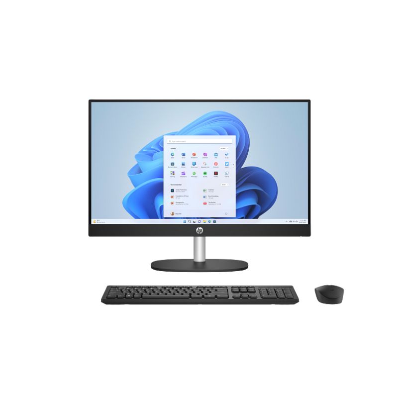 Computadora AIO HP 24" AMD Ryzen 3 7320U 8GB RAM 512GB SSD AMD Radeon W11 Home Teclado Español
