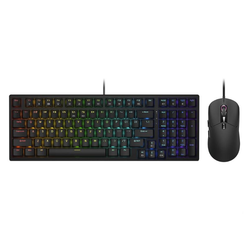 Teclado y Mouse Alámbrico Cougar Combat S USB Negro Inglés