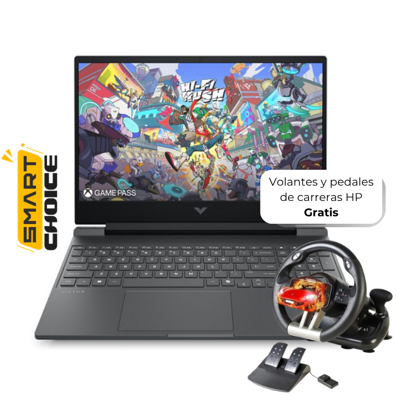 Laptop Gaming HP Victus 15-fb3006la 15.6" AMD Ryzen 5 8645HS 16GB RAM 1TB SSD NVIDIA GeForce RTX 3050 6GB W11 Home Plateada Teclado Español
