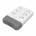 Conector de Pared Unno Tekno PW5084WT PowerPod 6-en-1 PD20W Blanco
